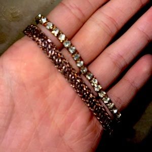 2 14k gold bracelets